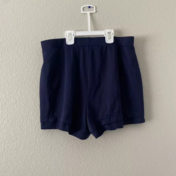 Keeprone Women's Navy Blue Short Sweat Soft Comfy Shorts Size 10 - Picture 2 of 12